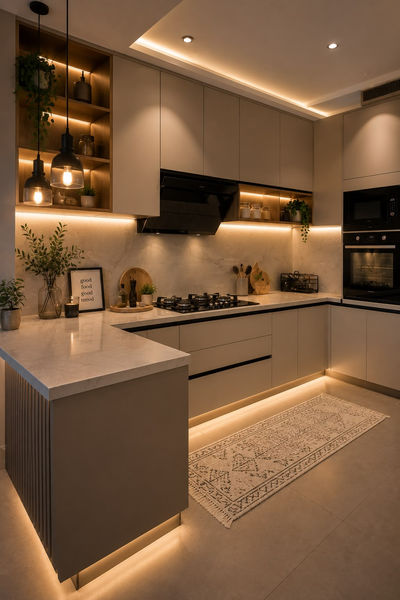 Modular kitchen area design one